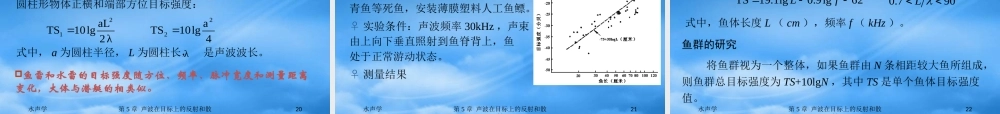 声波在目标上的反射和散射