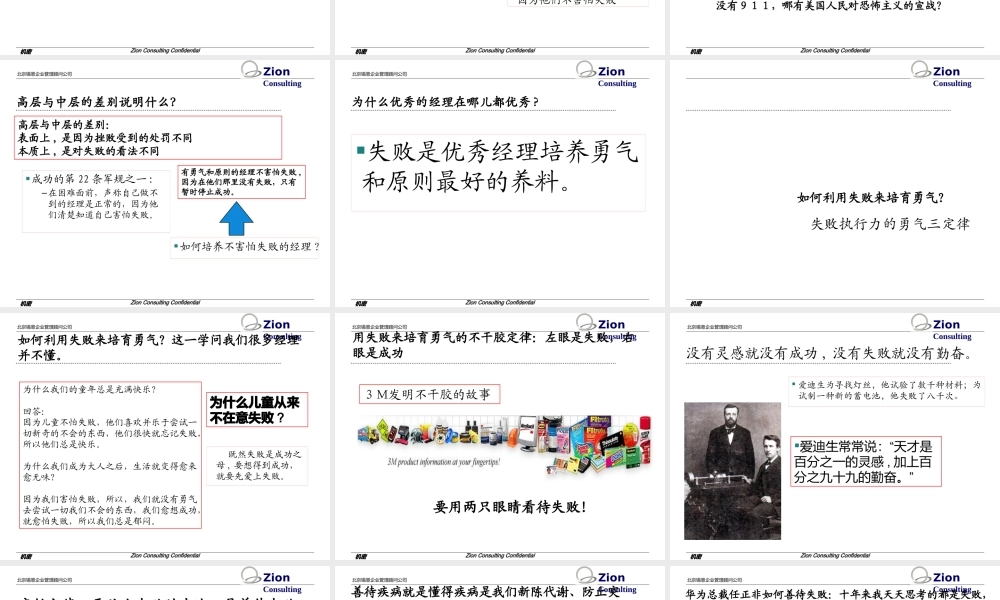 失败执行力讲义课件