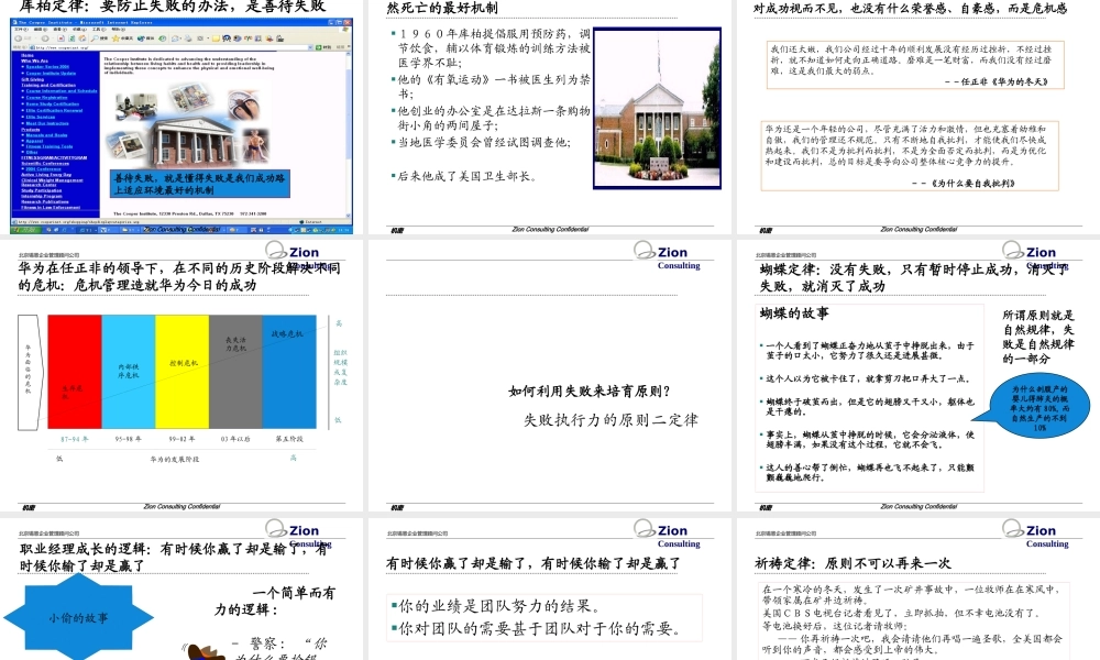 失败执行力讲义课件