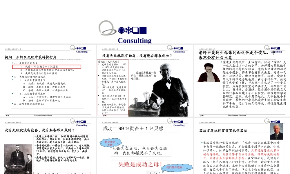 失败执行力课件