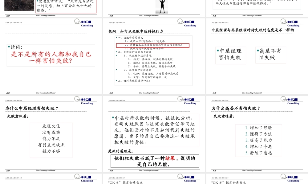 失败执行力课件