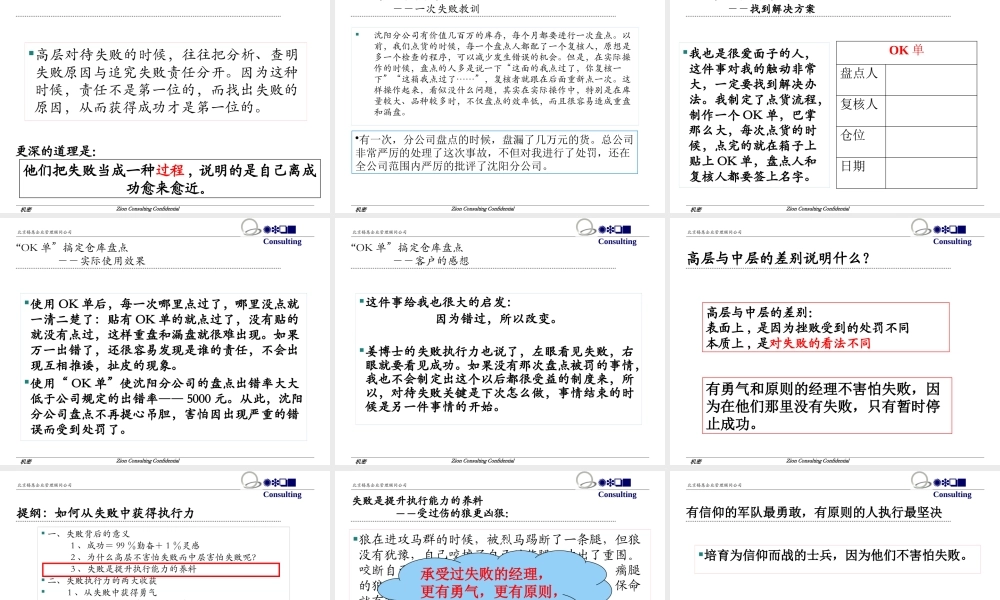 失败执行力课件
