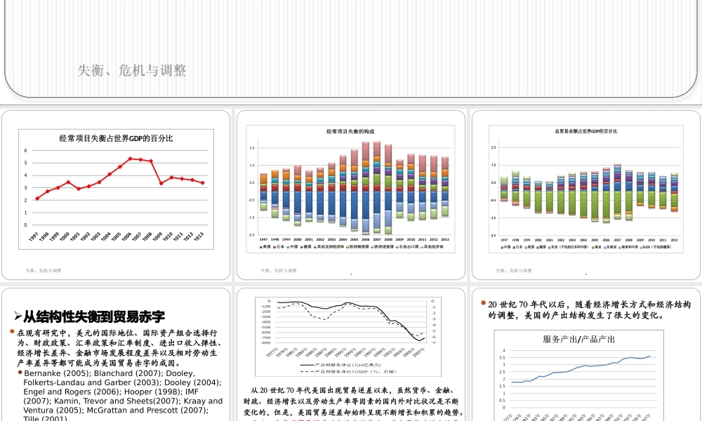 失衡、危机与调整