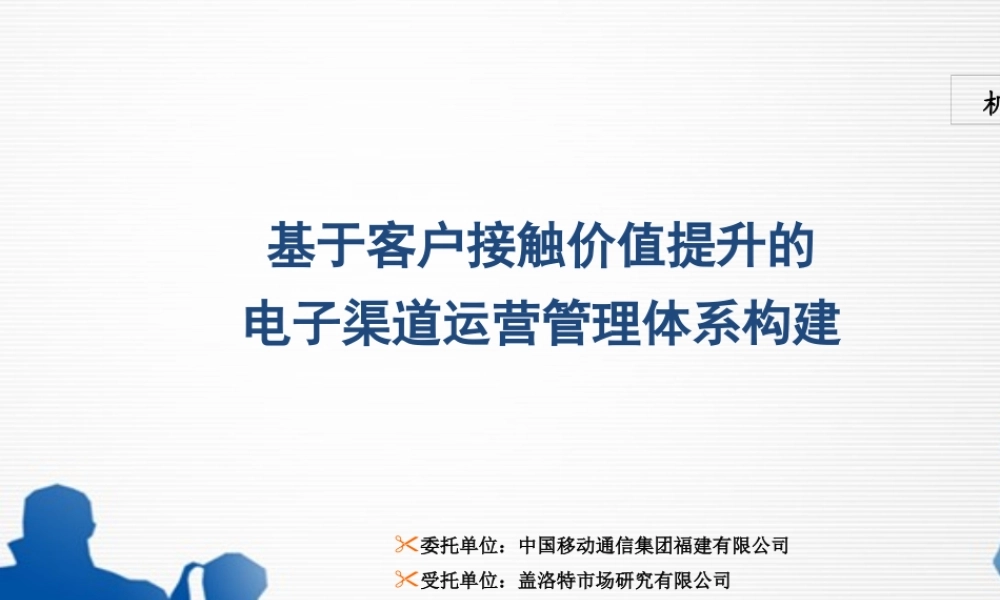 基于客户接触价值提升的电子渠道运营管理体系构建