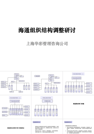 宁波海通集团组织架构重组方案(ppt 61) 