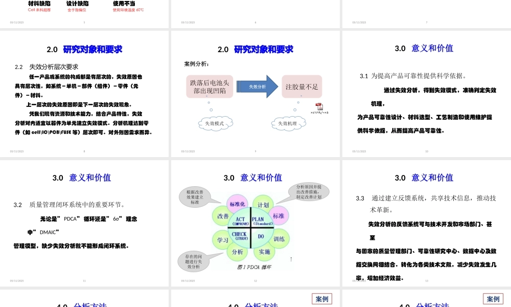 失效分析基本常识及操作流程培训