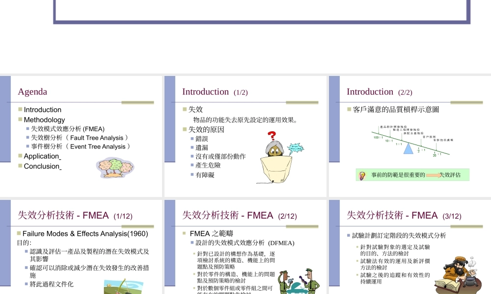 失效评估分析技术详细介绍