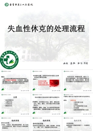 失血性休克的处理流程[1]