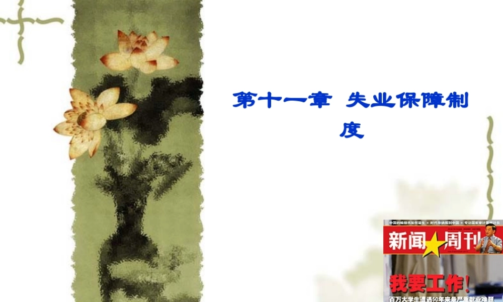 失业保障制度范本