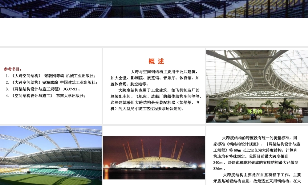 大跨建筑结构(设计要点)