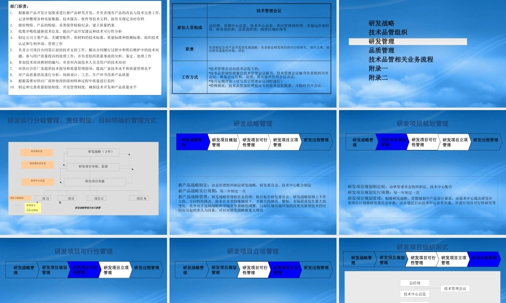 宁波华能研发管理模式设计方案