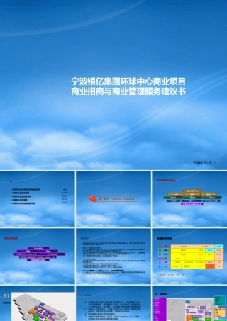 宁波环球中心项目招商与运营管理建议