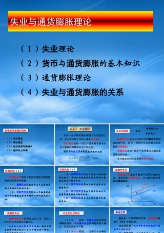 失业与通货膨胀论述