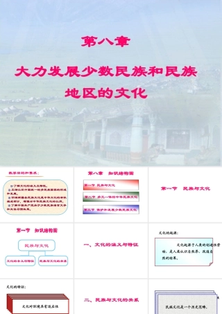大力发展少数民族和民族地区的文化
