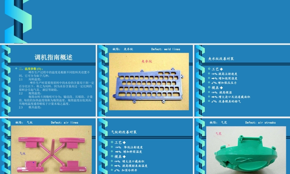 塑胶产品常见缺陷-不错