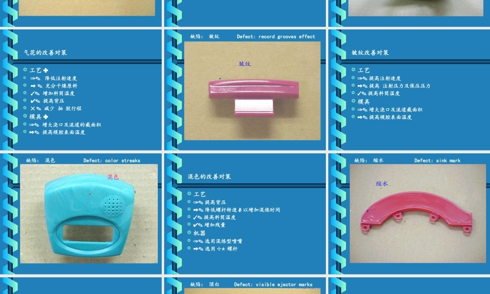 塑胶产品常见缺陷-不错