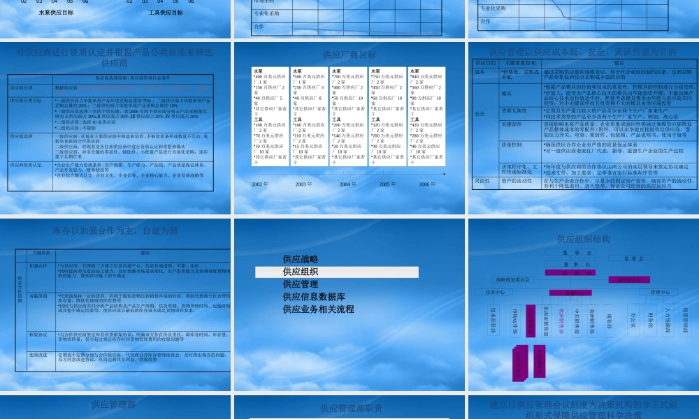 宁波某公司供应管理模式设计方案