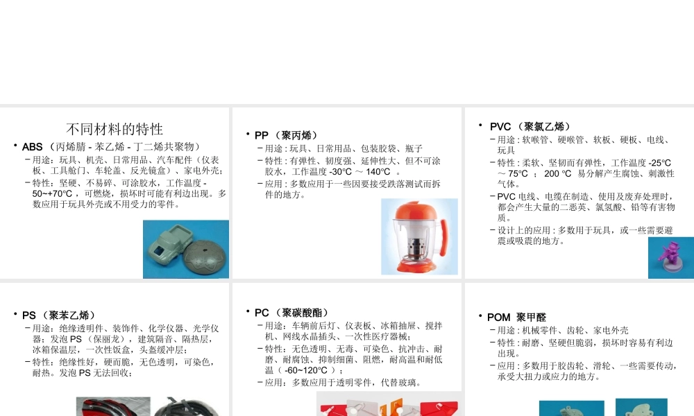 塑胶产品结构设计案例
