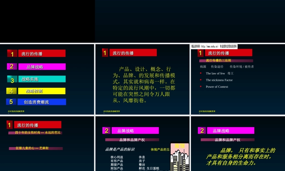 基于品牌的战略管理方案