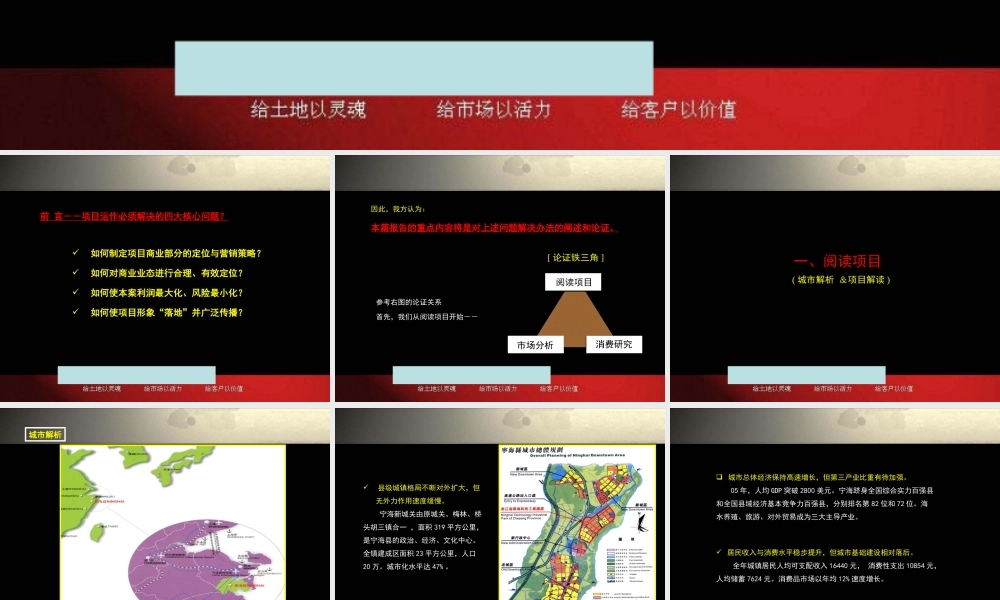 宁波宁海城雕节点B地块前期策划提案--jionns