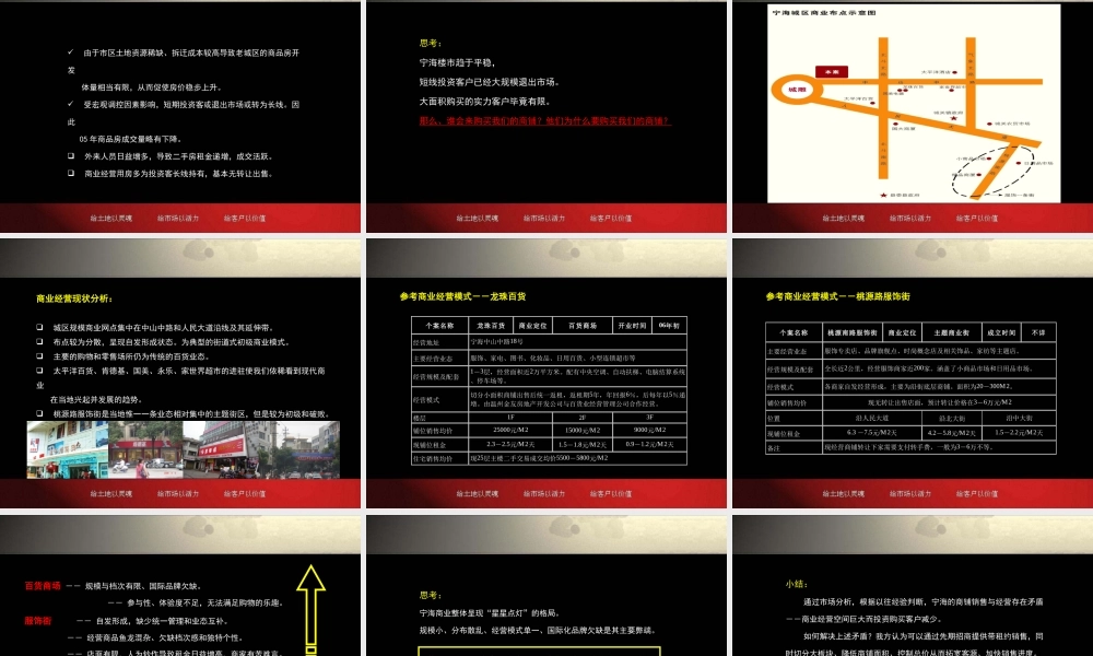 宁波宁海城雕节点B地块前期策划提案--jionns