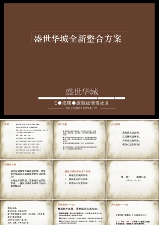 宁波市盛世华城全新整合策划方案-74PPT