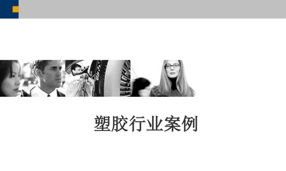 塑胶行业案例课件