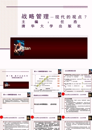 基于企业生命周期的战略识别课件