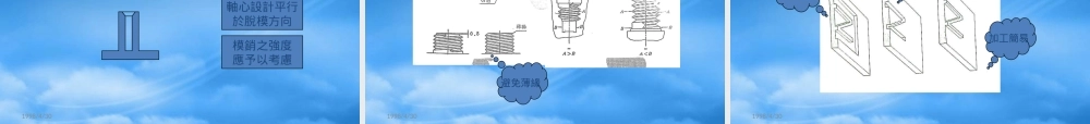 塑膠射出成型產品設計要領讲义