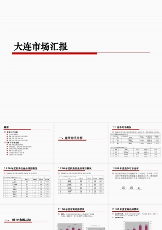 大连20年项目市场总结汇报
