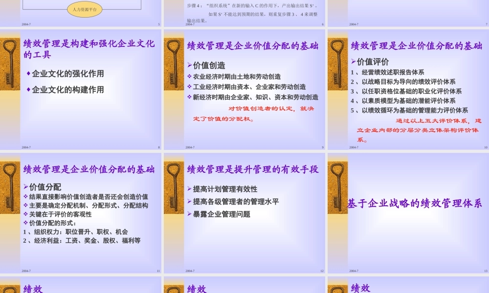 基于企业战略的绩效管理体系设计