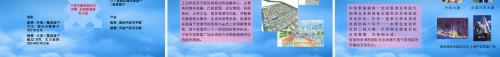 宁波信富置业有限公司波-中信泰富广场项目建议书(ppt79页)