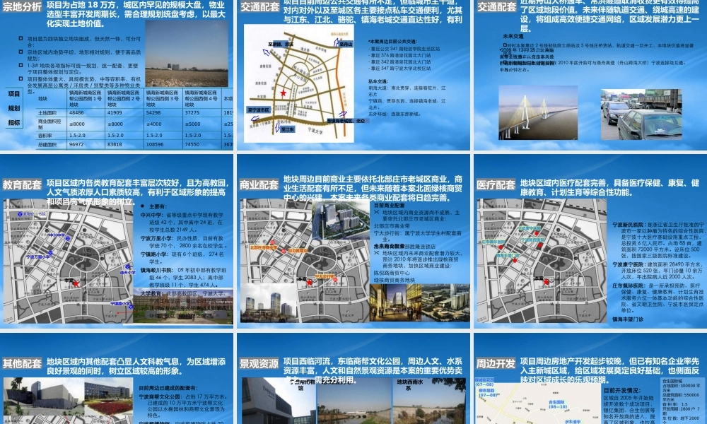 宁波镇海商帮公园西侧地块前期市场与战略定位研究(上)