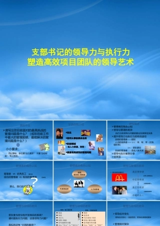 塑造高效项目团队的领导艺术课件
