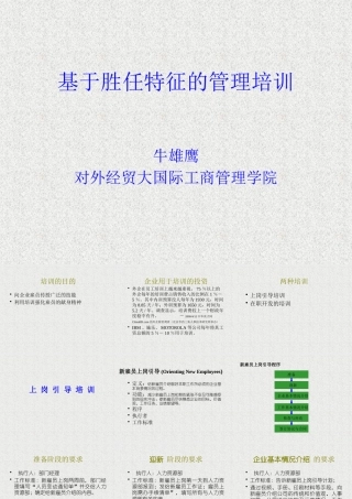 基于胜任特征的管理资料