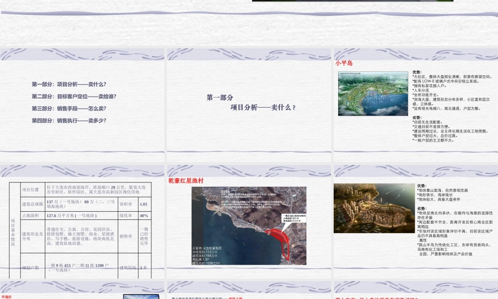 大连东方优山美地项目营销深化细案-32页-2M2007年
