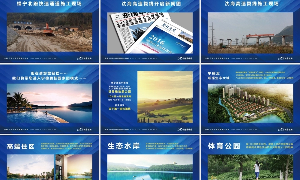 宁德某地产产品发布会