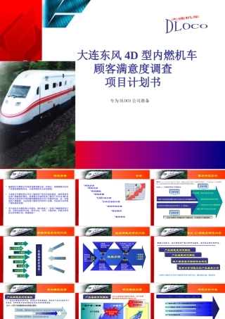 大连东风4D型内燃机车顾客满意度调查项目计划书