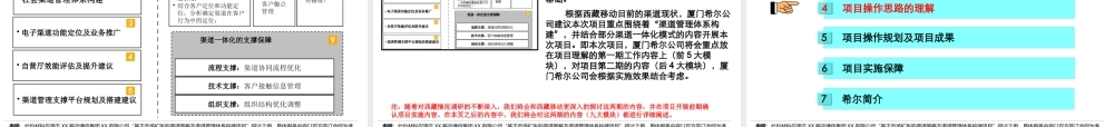 基于市场扩张的渠道策略及渠道管理体系构建项目
