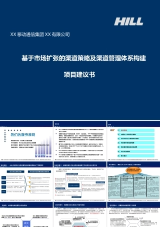 基于市场扩张的渠道策略及渠道管理体系构建项目建议书
