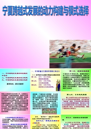 宁夏跨越式发展