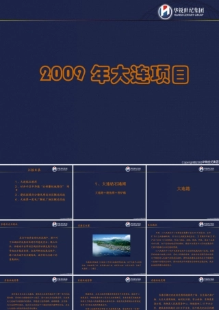 大连华锐_东港及华南地块项目发展意向汇报_52P