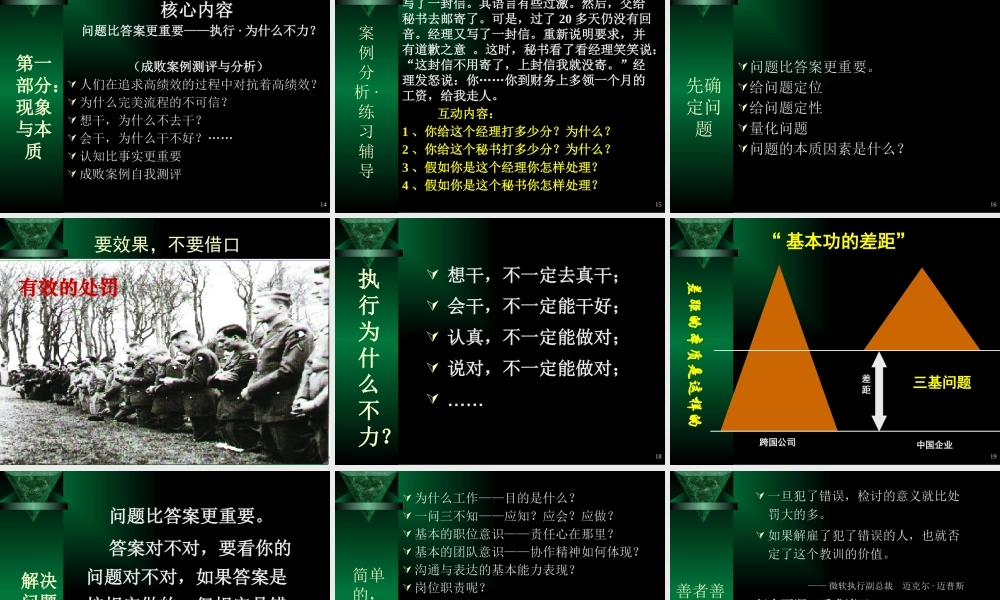 塑造领导力与执行力教材