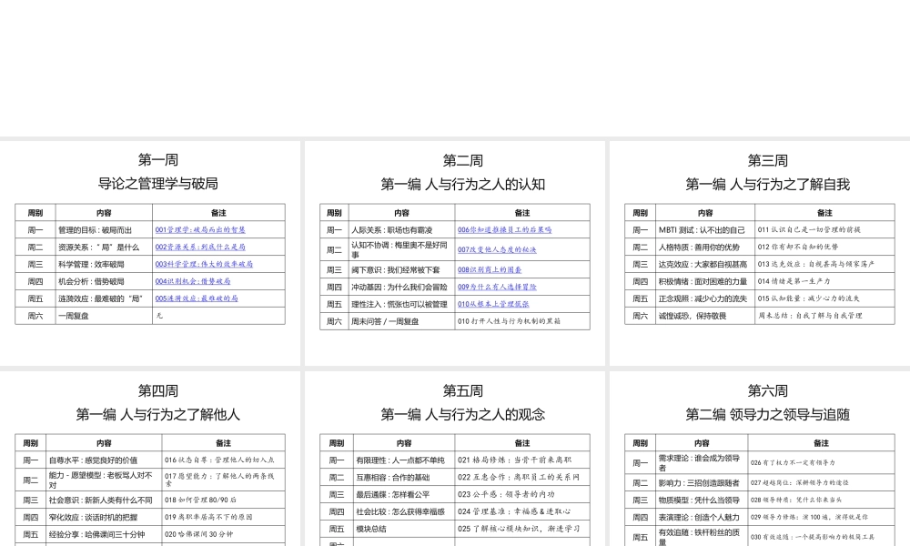 宁向东的管理学课
