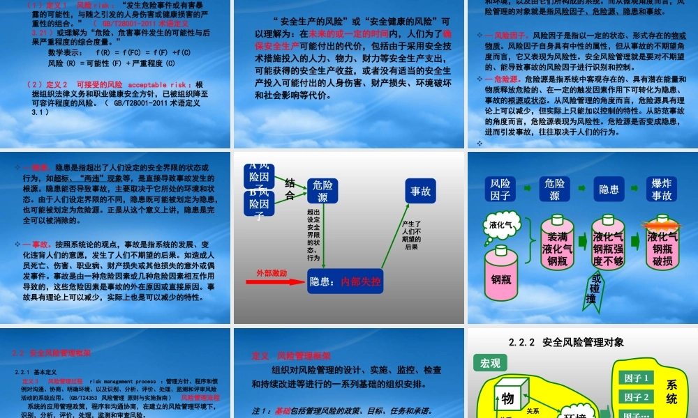 基于现场管理的安全风险管理(陈蔷)