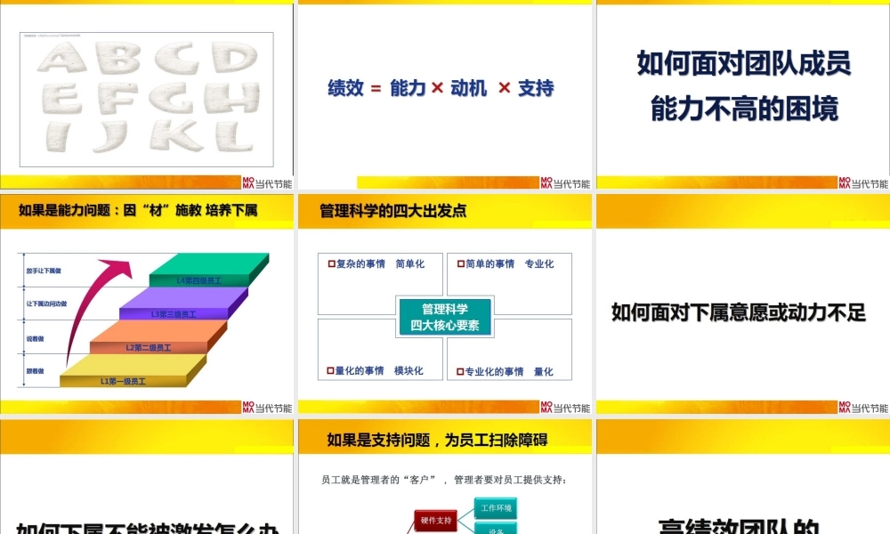 基于项目管理的团队领导力培训课程