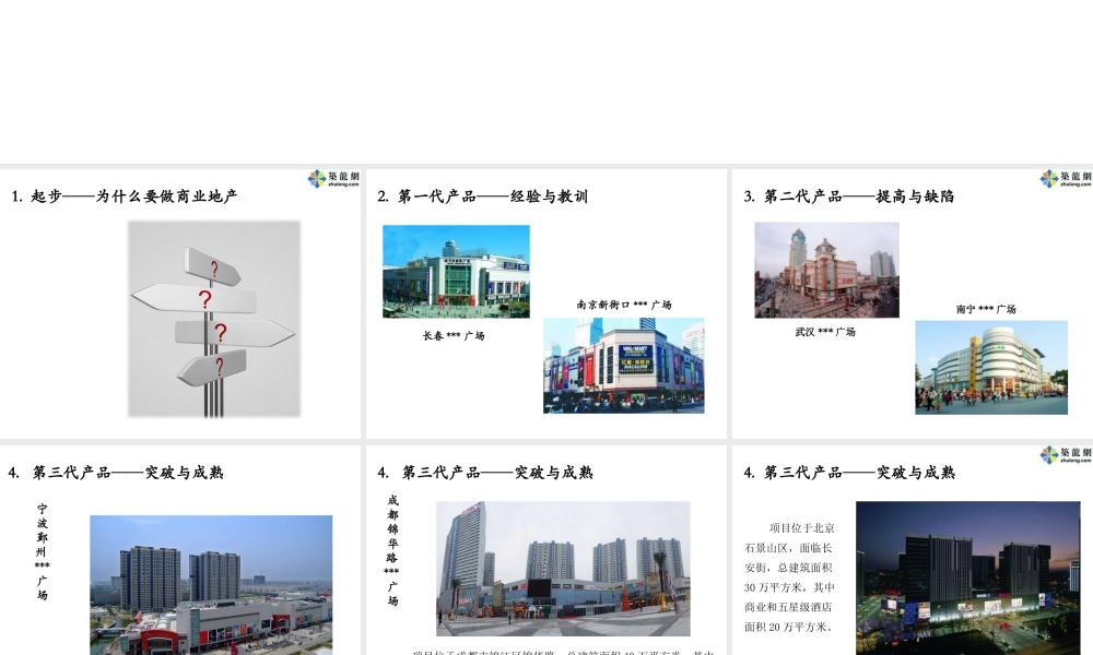 大连某著名商业地产项目运作模式