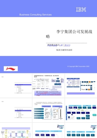 培训_63李宁管控模式之三管控流程(PPT52页)