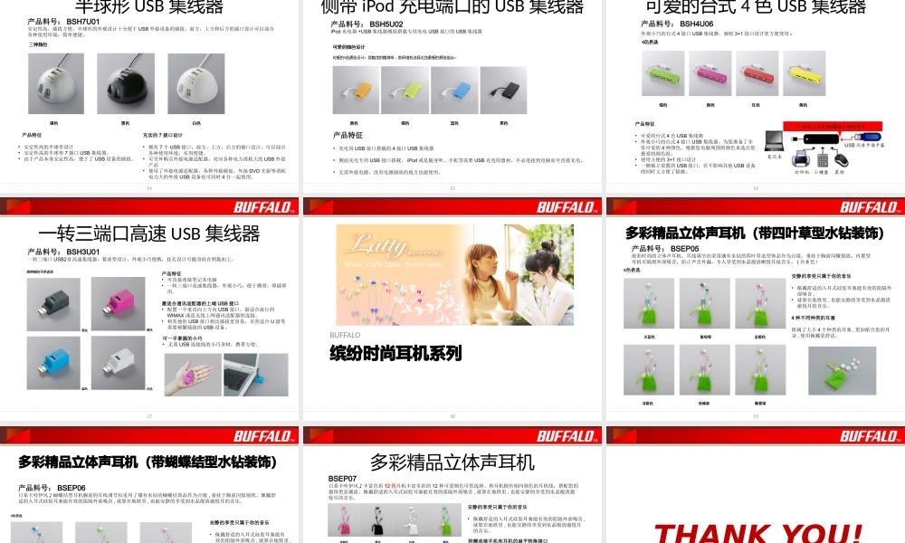 培训-BUFFALO产品介绍
