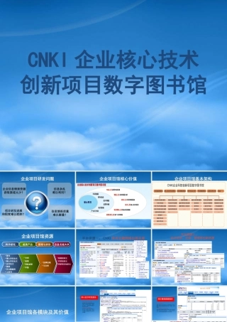 培训PPT--附项目馆培训PPT-CNKI企业项目馆
